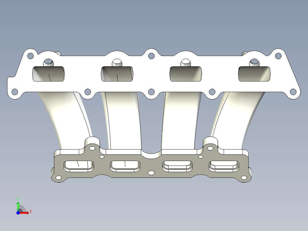 进气歧管前视图