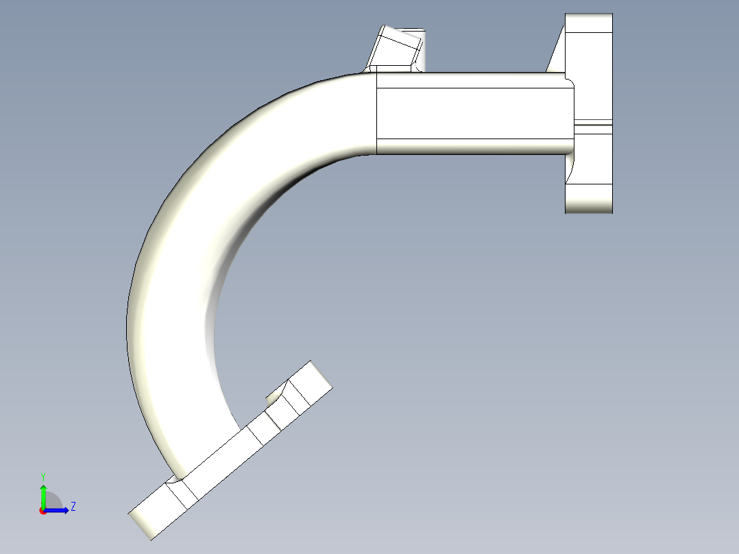 进气歧管左视图