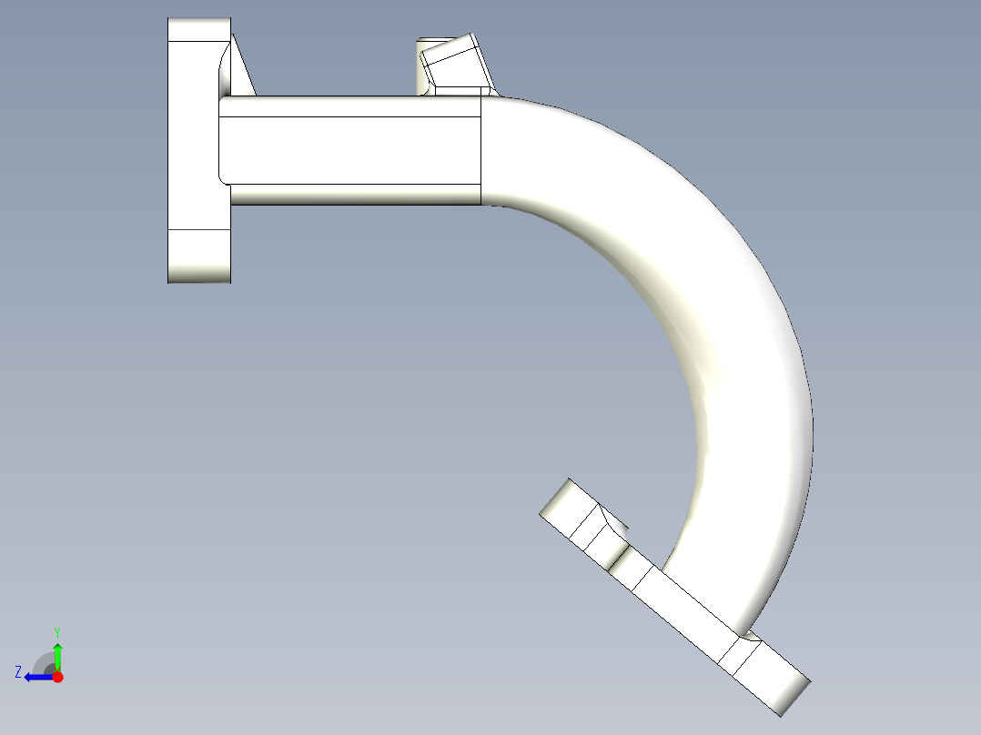 进气歧管右视图