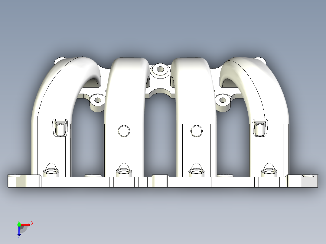 进气歧管俯视图