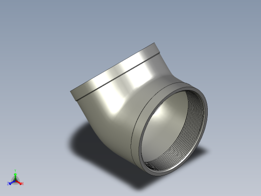 螺纹管弯头-45°等径  DN100