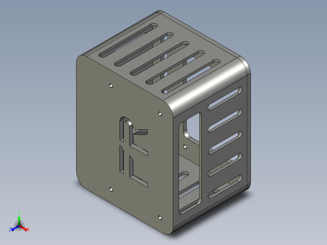evermedia en715 13正等轴测图