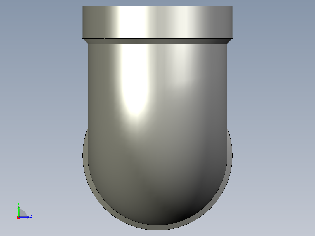 螺纹管弯头-90°等径 DN20左视图