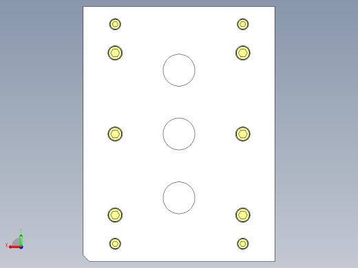 塑胶垫片（一出八穴）后视缩略图