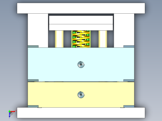 塑胶垫片（一出八穴）俯视缩略图