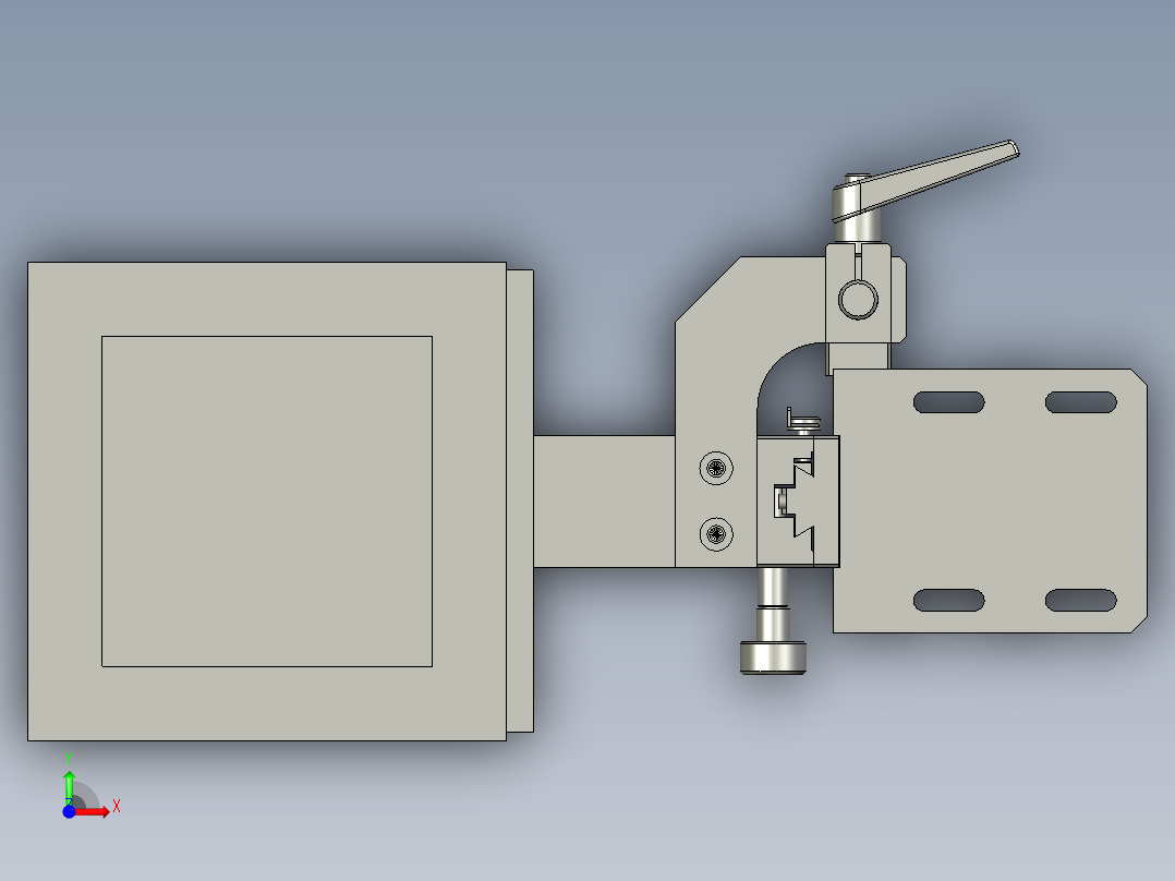 LXYC-BOSS0400外圆拍照机构前视图