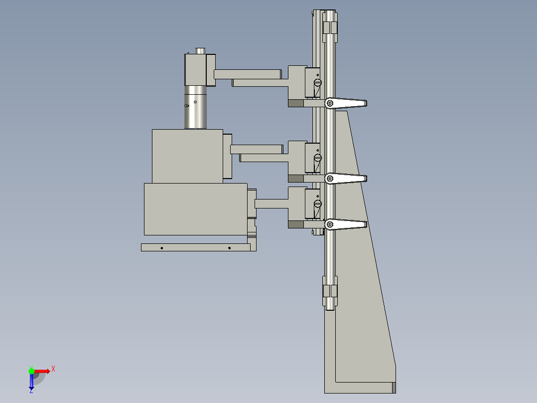 LXYC-BOSS0400外圆拍照机构俯视图
