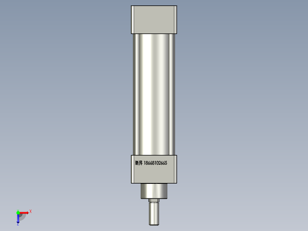 SC标准气缸系列SC-32X80-S俯视图