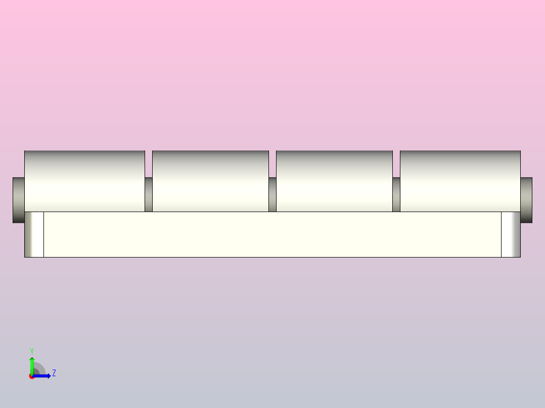 铰链合页HFG03-65左视图