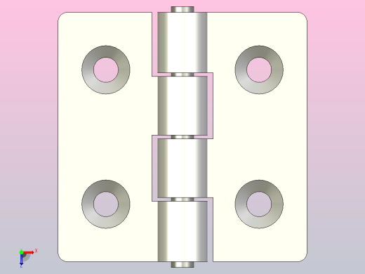 铰链合页HFG03-65俯视缩略图