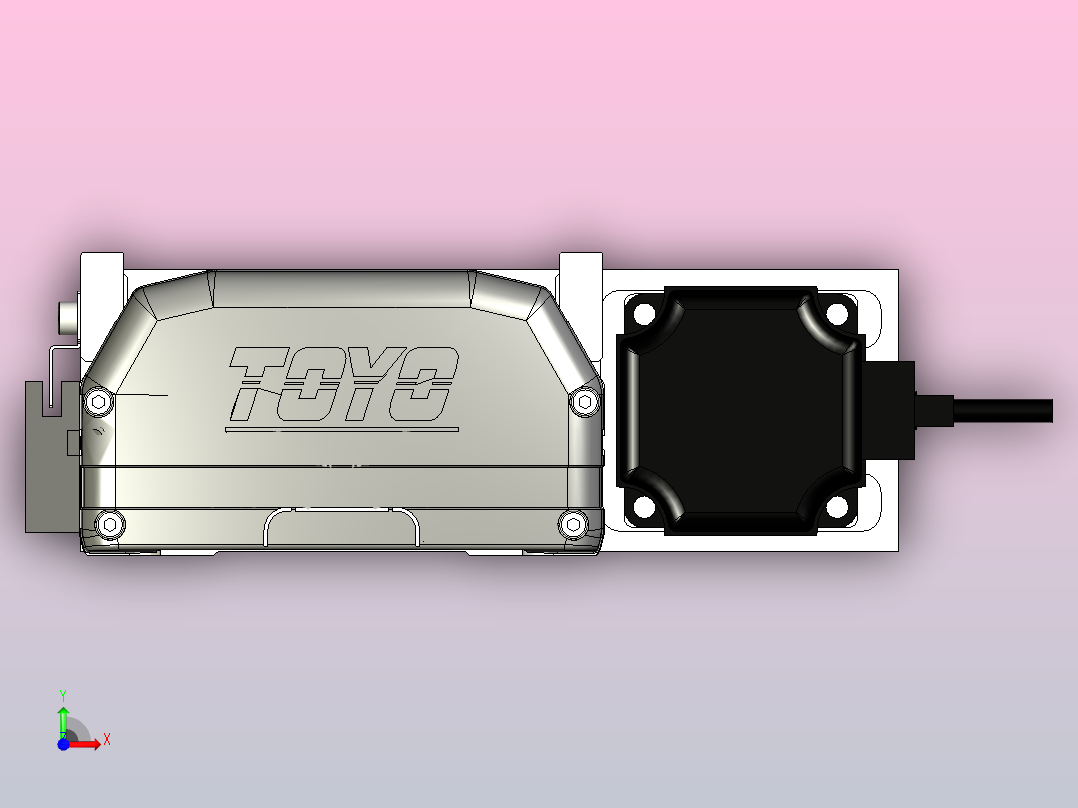 ETH14-1000-BR-400W+煞車直线模组前视图