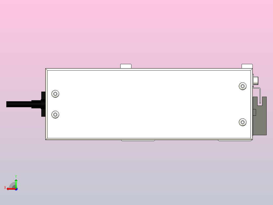 ETH14-1000-BR-400W+煞車直线模组后视图