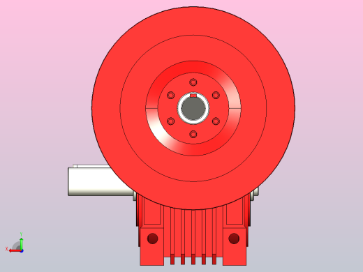 NMRV090蜗轮蜗杆减速机[RV90-E-7.5-DZ1]后视缩略图