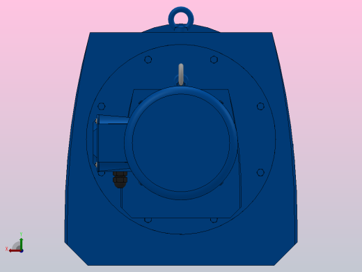 RF167R97法兰轴伸式组合型斜齿轮减速机RF167R97-Y11-4P-160M-M1-0°-Φ550后视缩略图