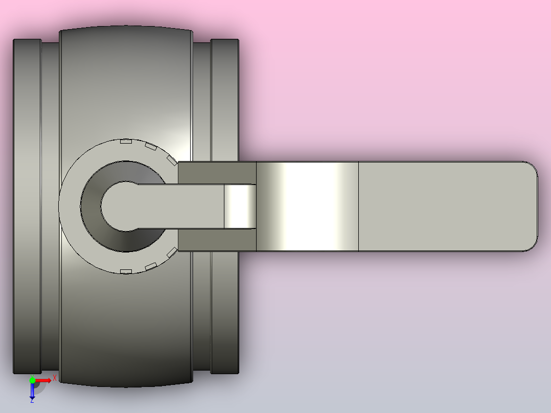 沟槽╱卡箍蝶阀[200]俯视图