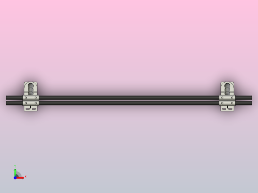 平屋顶栏杆部分前视缩略图