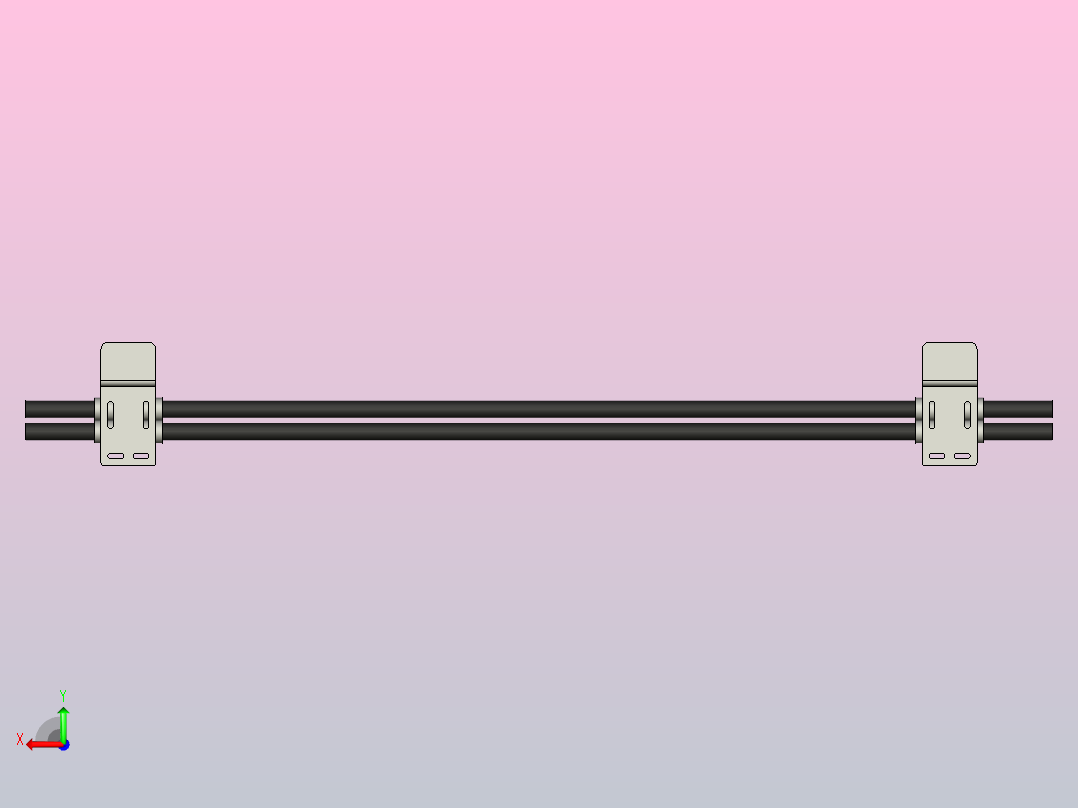 平屋顶栏杆部分后视图