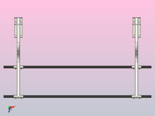 平屋顶栏杆部分俯视缩略图