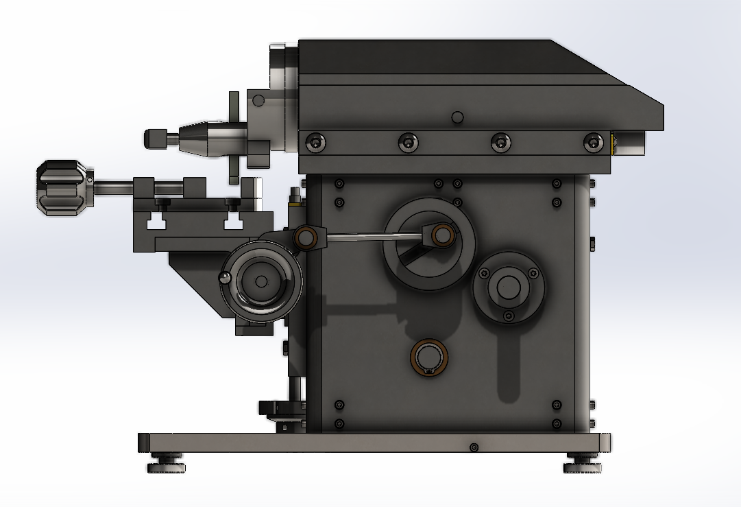 金属加工牛头刨床3D图纸 Solidworks设计