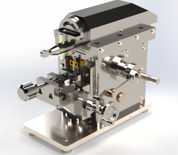 金属加工牛头刨床3D图纸 Solidworks设计