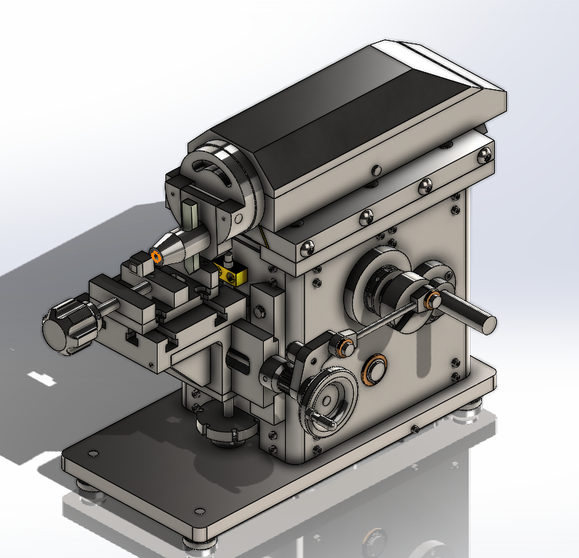 金属加工牛头刨床3D图纸 Solidworks设计