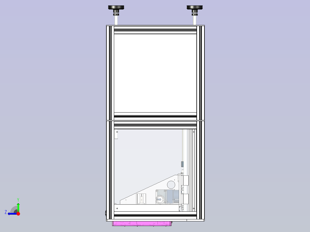 载具升降机右视图