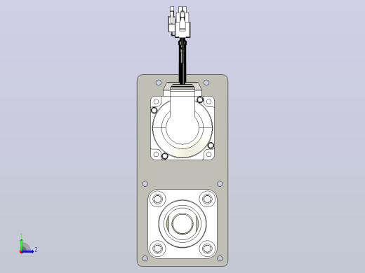 轻载电动缸TPA-ESR50-1610C-L250-MR-W-P40-C3左视缩略图