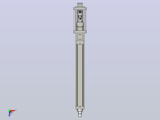 轻载电动缸TPA-ESR100-3210C-L600-M-CA-W-P75-JX-C3俯视缩略图