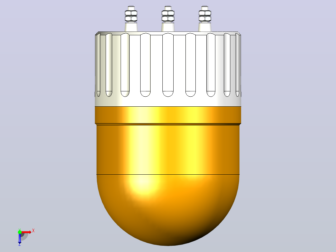闪光灯ASGB-20Y-220蜂鸣器俯视图
