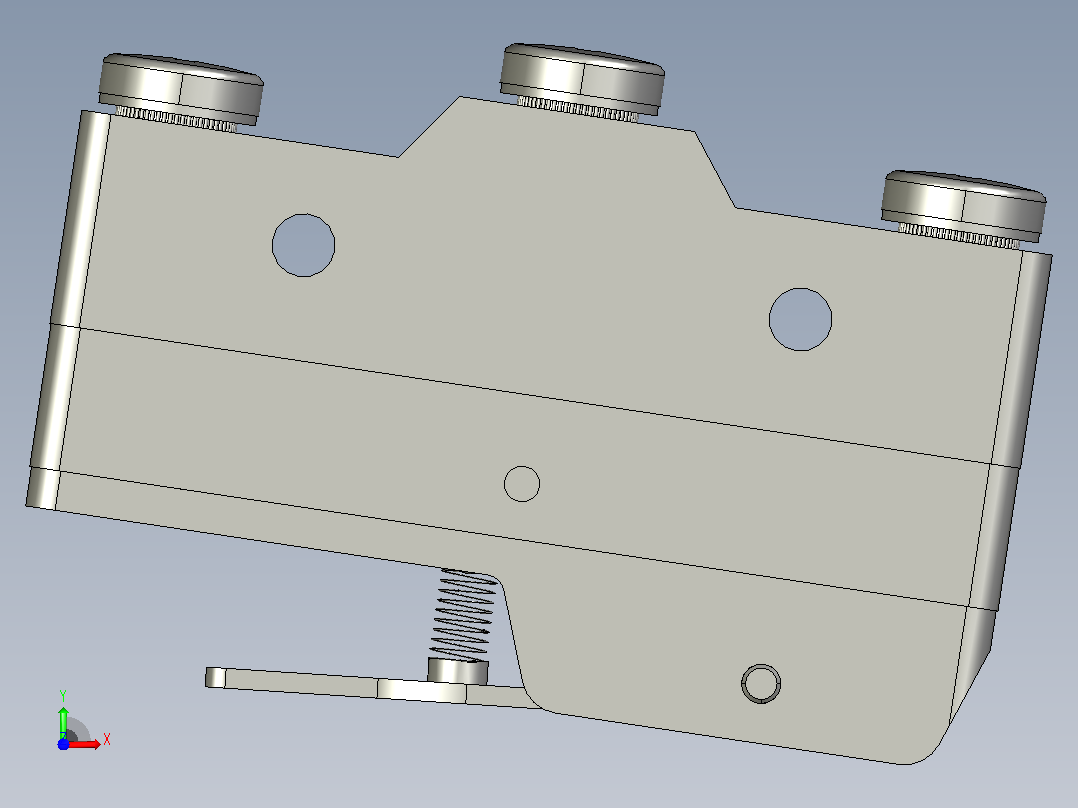 微动开关传感器TMD-1702前视图