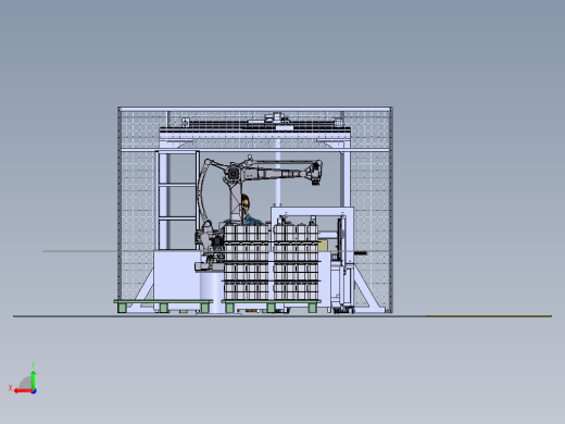 智能燃气表生产线布局后视缩略图