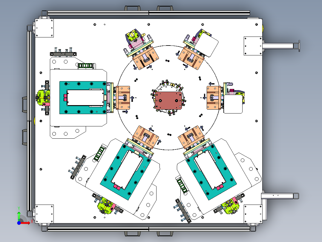 卡簧压机前视图