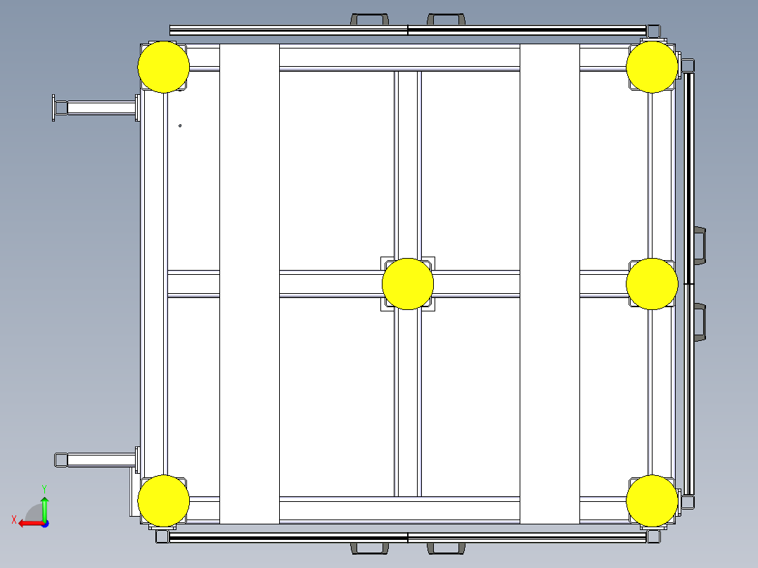 卡簧压机后视图