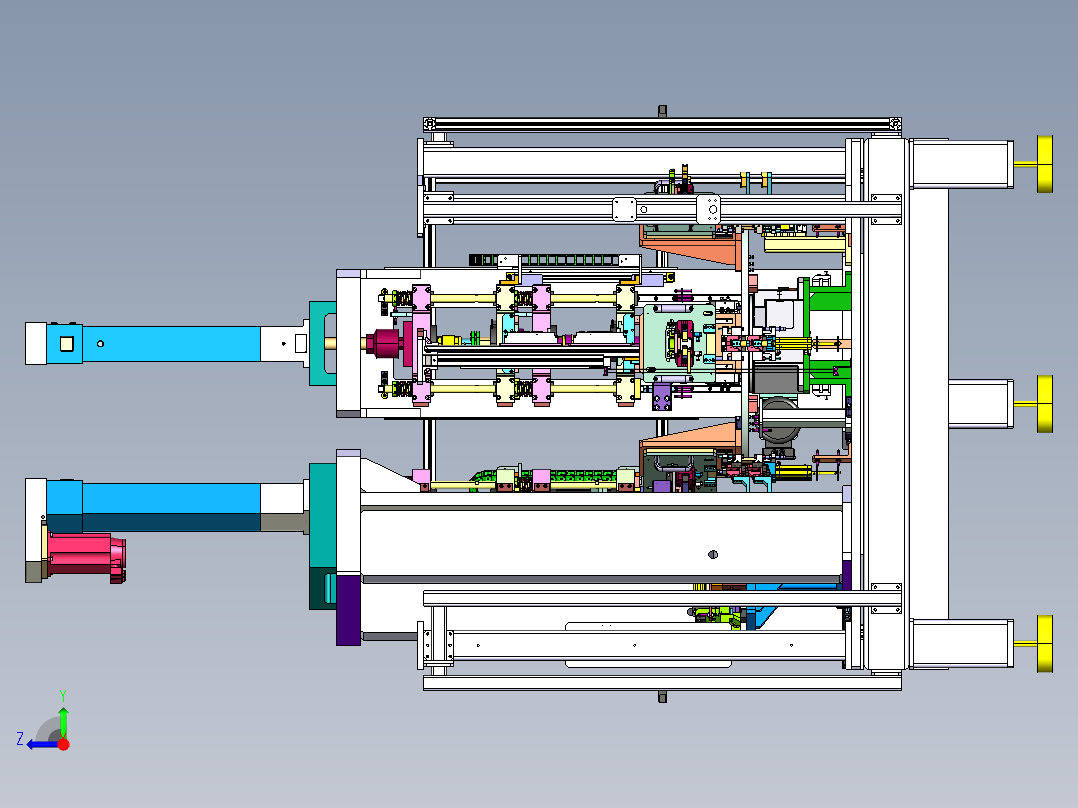 卡簧压机右视图