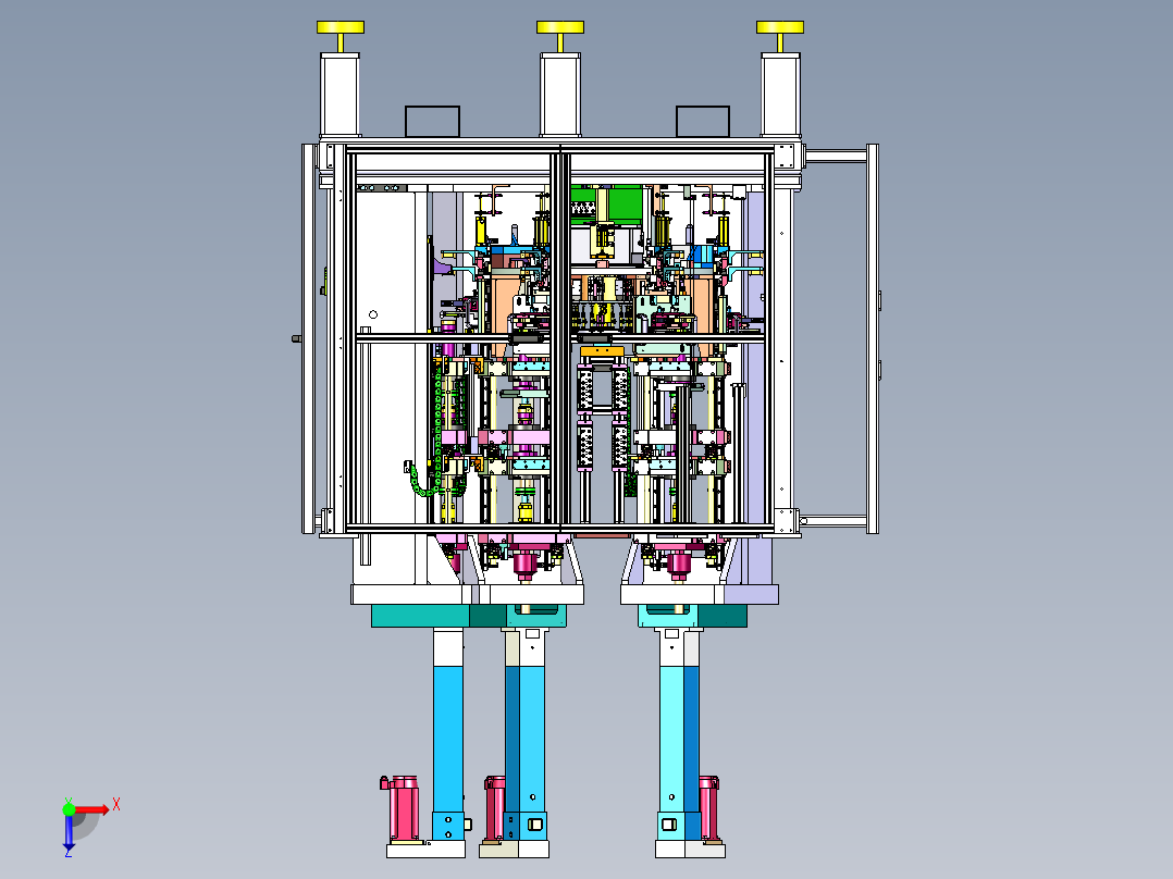 卡簧压机俯视图
