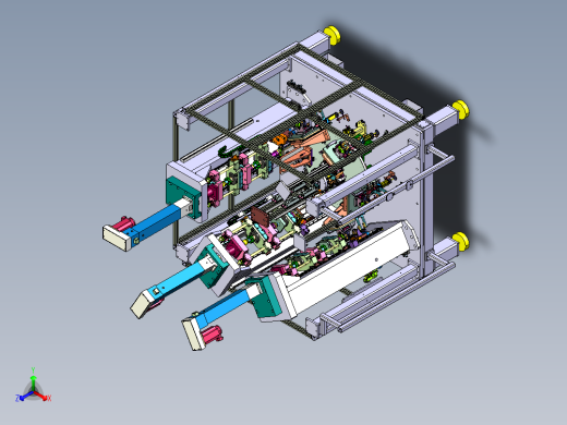 卡簧压机正等轴测缩略图