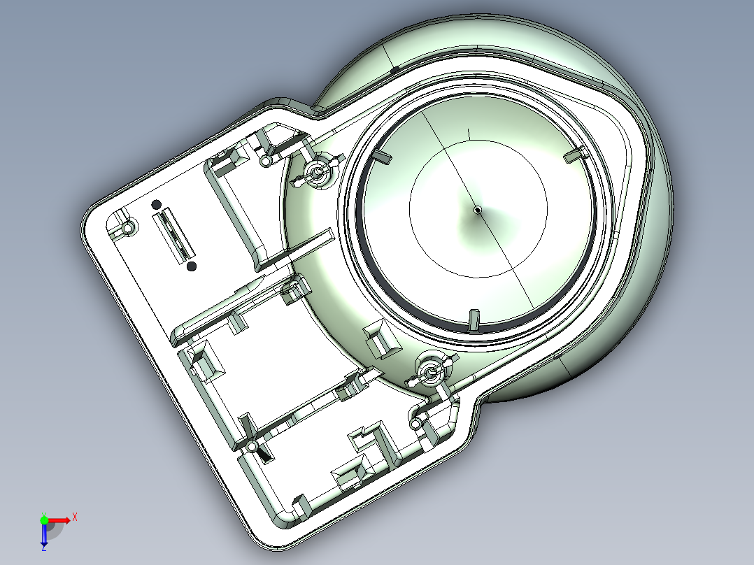 机器人装配工作站(UG)俯视图