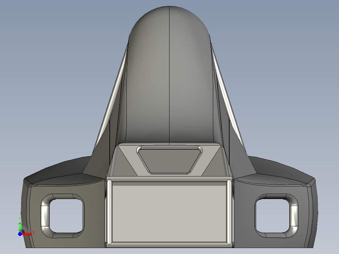 solidworks 赛车车身前视图