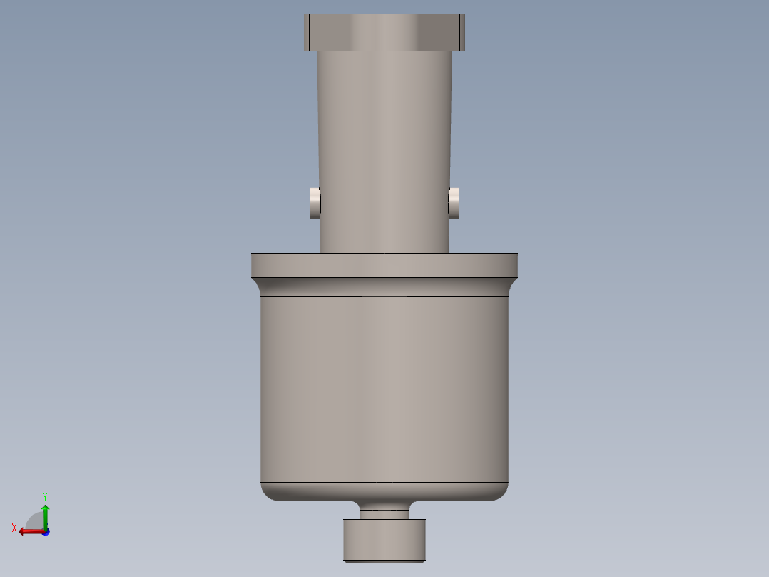燃气助动车汽化器设计后视图