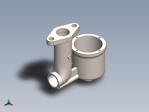 燃气助动车汽化器设计正等轴测缩略图