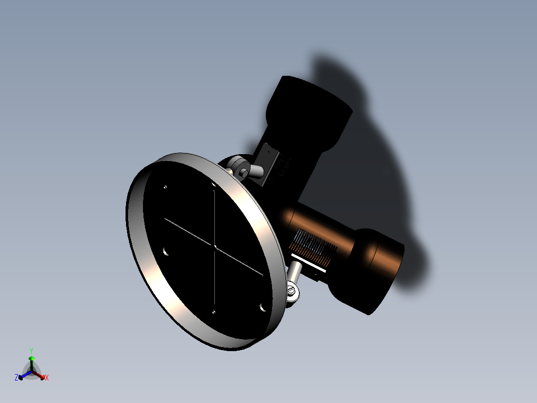 射灯正等轴测图