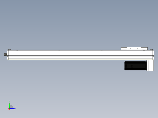 Toyo东佑达直线模组-ECH14-750-BM-400W+煞車左视缩略图