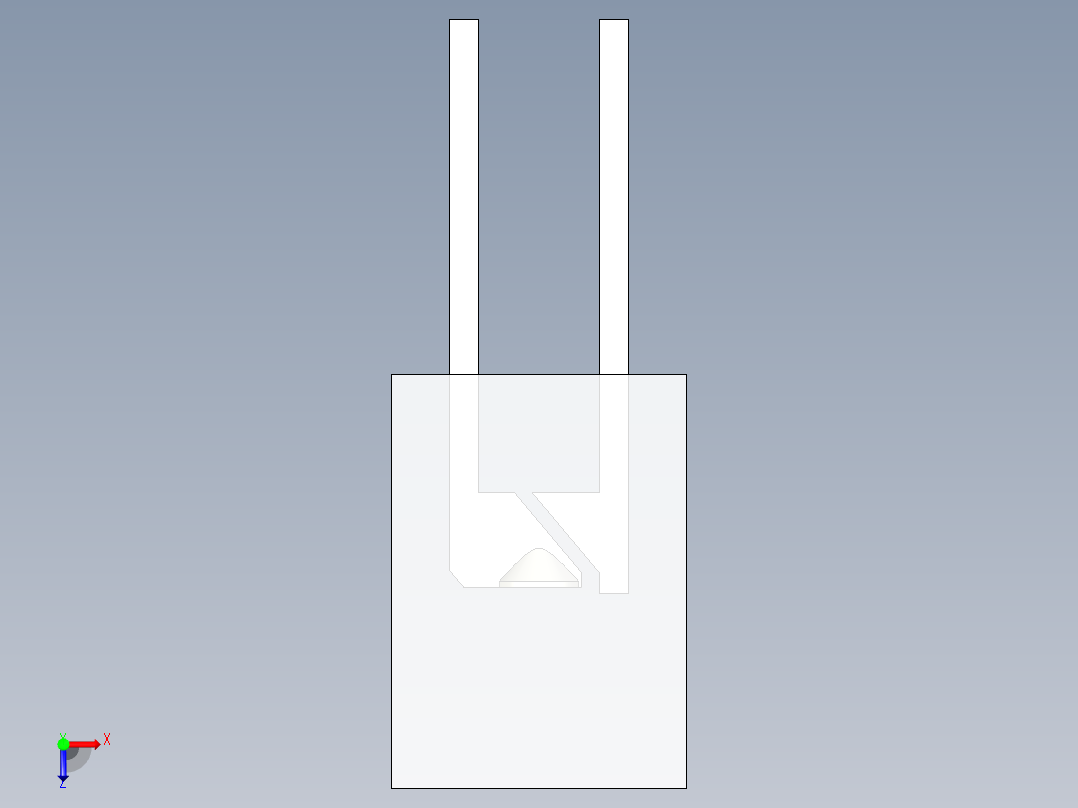 LED_Rectangular_Clear_2x5x7mm俯视图