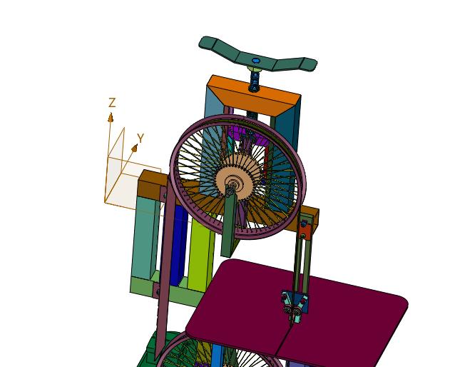 细木立式多功能推台轻型自动线据机