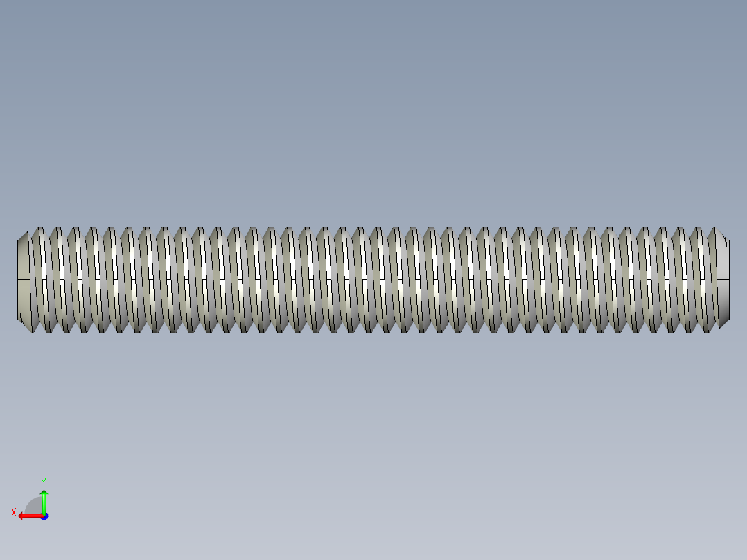 DIN 913-ISO 4026 固定螺钉-M3 L=20.STEP后视图