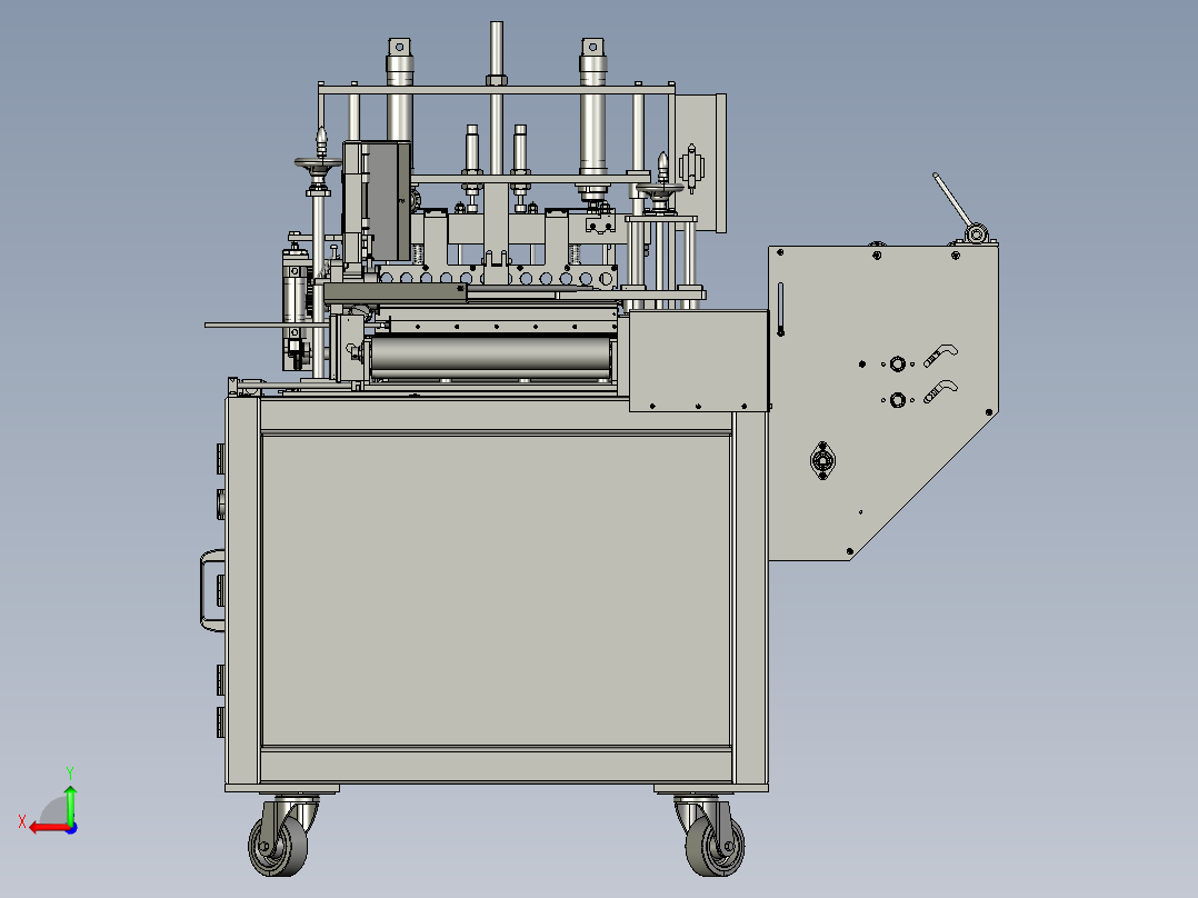 商用热收缩膜封口打包封膜全自动封切机后视图