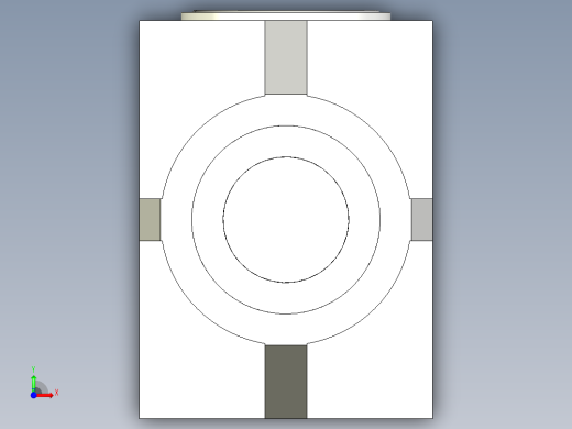 同轴转子直升机变速箱前视缩略图