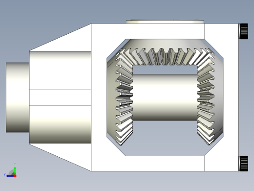 同轴转子直升机变速箱右视缩略图