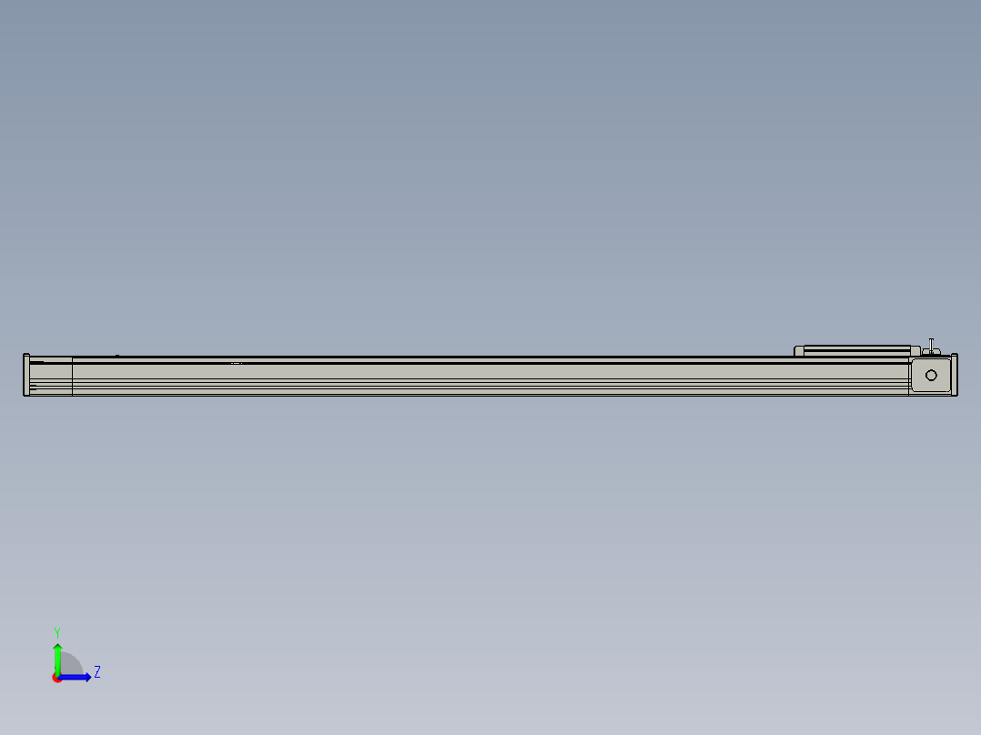 欧规系列-LB8-L150-S1450-BL-ZP75-C3左视图