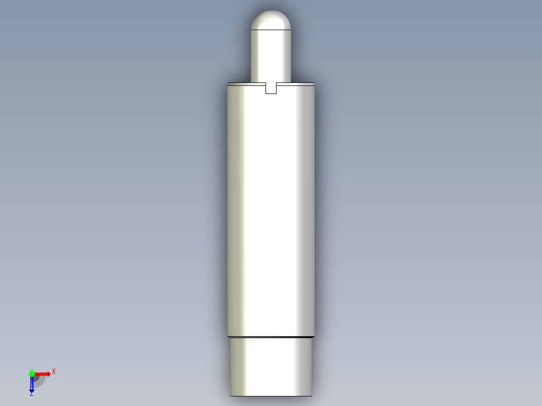 定位柱(重荷重) SP-3D多系列多零件图纸模型俯视图